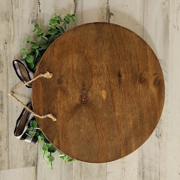 Welcome SPRING THEME DOOR HANGER 15IN - Picture 3 of 3